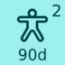 90 day badge for Help Cure Muscular Dystrophy - Phase 2
